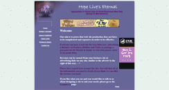 Desktop Screenshot of hopeliveseternal.homecall.co.uk