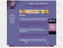 Tablet Screenshot of hopeliveseternal.homecall.co.uk