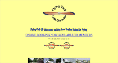 Desktop Screenshot of flyingclublg.homecall.co.uk