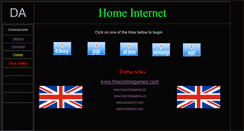 Desktop Screenshot of dahomepage.homecall.co.uk