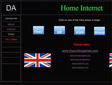 Tablet Screenshot of dahomepage.homecall.co.uk