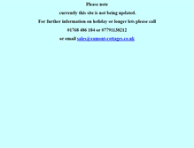 Tablet Screenshot of eamont-cottages.homecall.co.uk